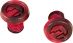 Puños North Industry Black Red Swirl