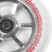 Rueda North Riley Maltais 115 Silver White