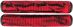 Puños Striker Thick Logo Black Red