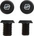 Puños Striker Thick Logo Black Red