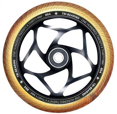 Rueda Blunt Tri Bearing 120 Gold Black