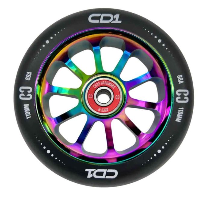 Rueda CORE CD1 110 Black Neochrome