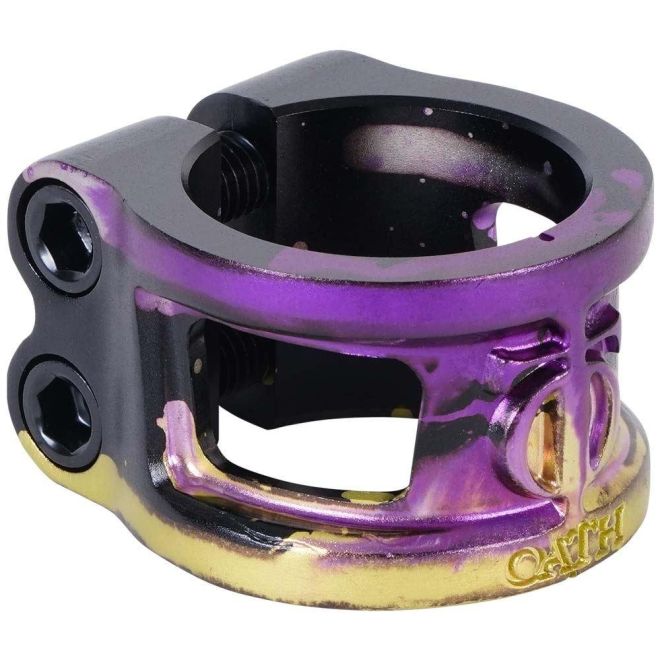 Abrazadera Oath Cage V2 Black Purple Yellow