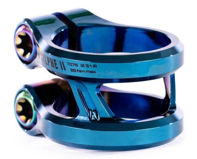Abrazadera Ethic Sylphe V2 31.8 Chrome Blue
