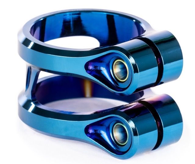 Abrazadera Ethic Sylphe V2 31.8 Chrome Blue