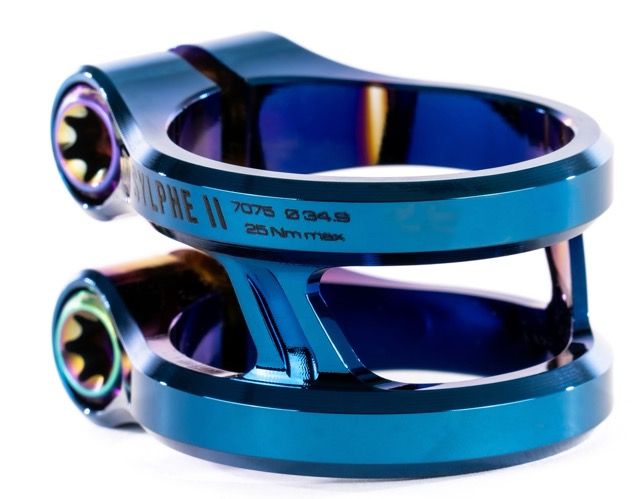 Abrazadera Ethic Sylphe V2 34.9 Chrome Blue