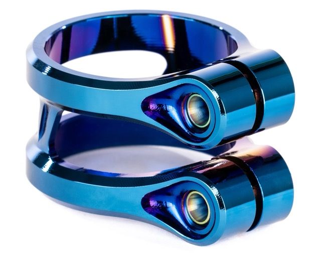 Abrazadera Ethic Sylphe V2 34.9 Chrome Blue