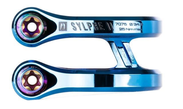 Abrazadera Ethic Sylphe V2 34.9 Chrome Blue