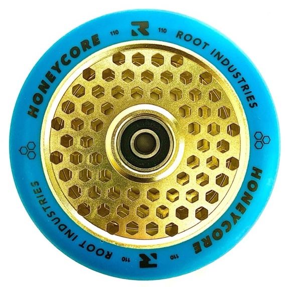 Rueda Root Honeycore Limited 110 Gold Blue