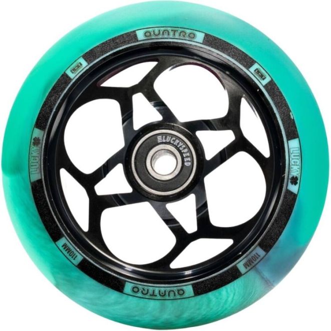 Rueda Lucky Quatro 110 Teal Black