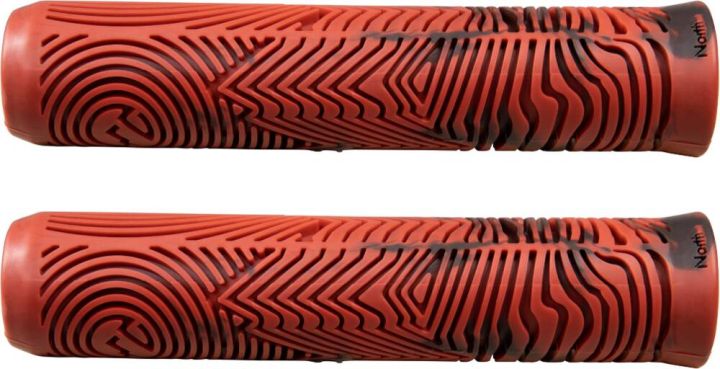 Puños North Industry Black Red Swirl