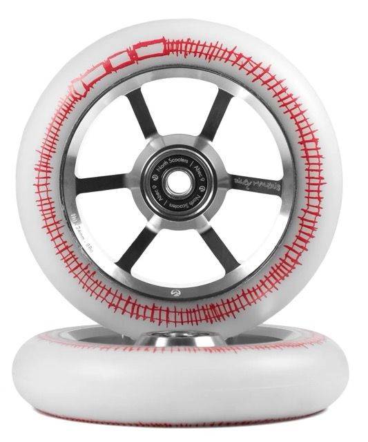 Rueda North Riley Maltais 115 Silver White