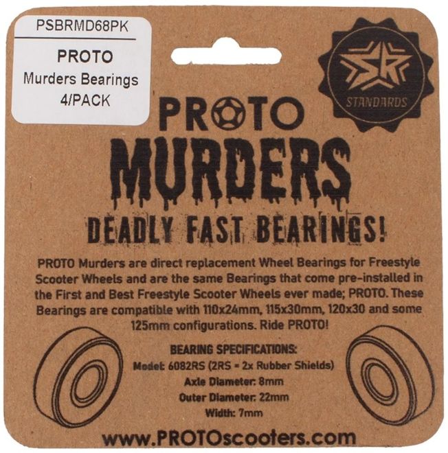 Rodamientos Proto Murder 4-Pack