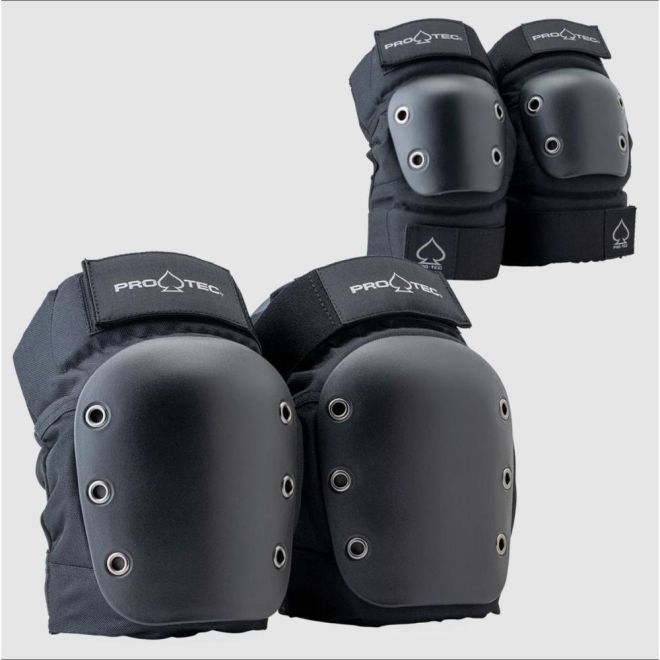 Rodilleras y coderas Pro-Tec Open Black