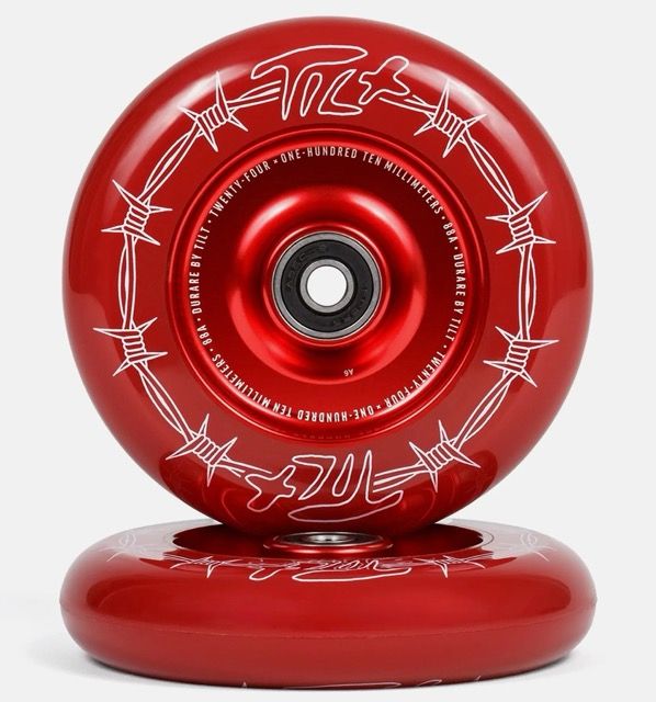 Rueda Tilt Durare Barbed 110 Crimson