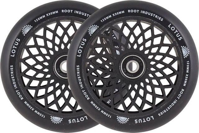 Rueda Root Lotus Dual Wide 120 Black
