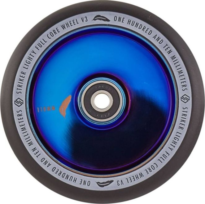 Rueda Striker Lighty Full Core V3 110 Blue Chrome