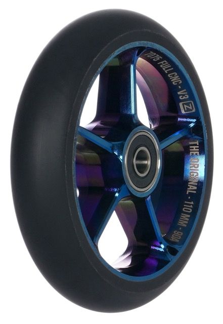 Rueda Black Pearl Simple V3 110 Chrome Blue